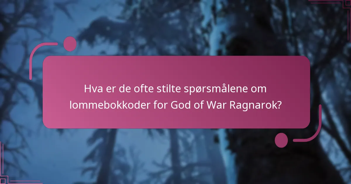 Hvordan skriver jeg inn lommebokkoder for God of War Ragnarok?