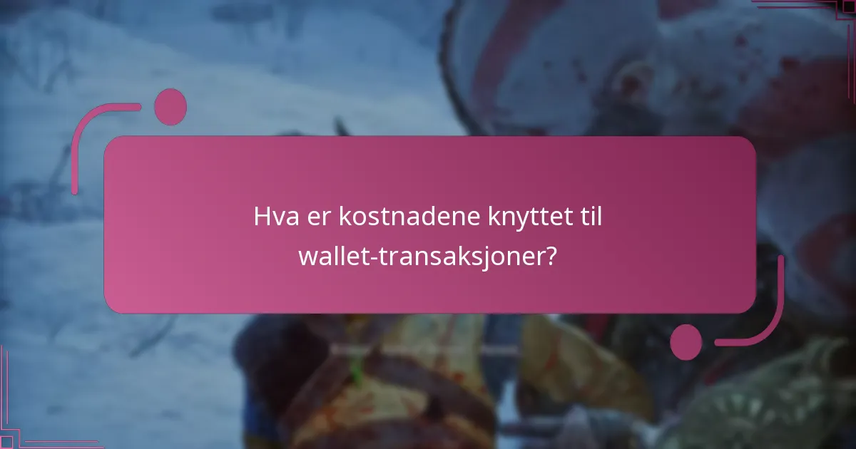 Hvilke typer kjøp kan gjøres med wallet-transaksjoner?
