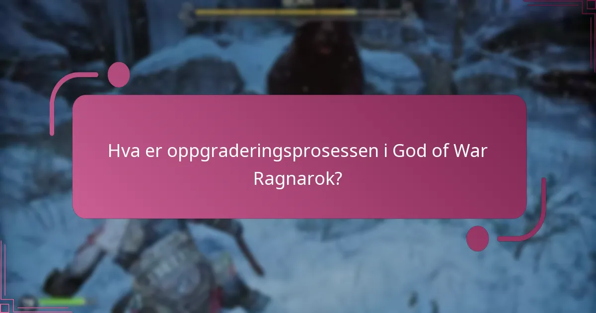 Hvordan oppgraderer jeg rustning i God of War Ragnarok?