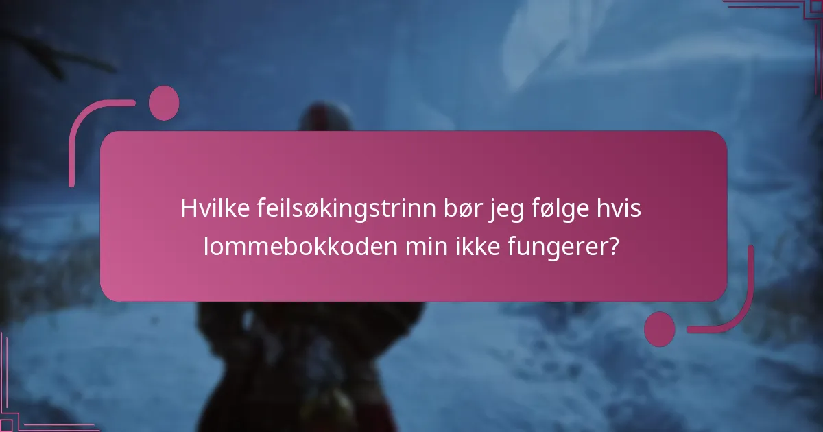 Hvilke visuelle hjelpemidler kan hjelpe med prosessen for å skrive inn lommebokkoder?